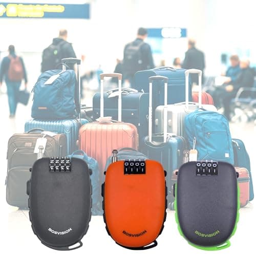 Bosvision Ultra-Secure 4-digit Combination Lock with 90cm Retractable Cable for Bike, Ski, Snowboard and Stroller — view 5