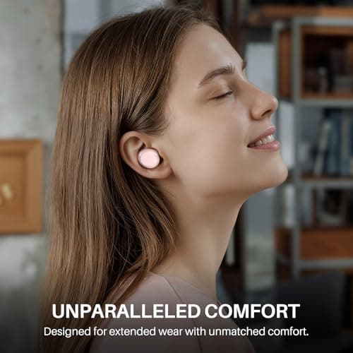 TOZO T6 Wireless Earbuds, Bluetooth 5.3 Ear Buds, Stereo Sound in Ear Headphones, 50 Hours Playtime for Travel, Work and Music, Wireless Charging, APP Customizable EQs, IPX8 Waterproof Earphones — view 2