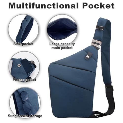 BIRDDIE Anti Theft Travel Bag, One Shoulder Large Capacity Cross-body Bag — view 2
