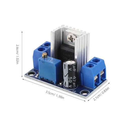 Ciieeo 10pcs Adjustable Voltage Regulator Module Dc-dc Step-down Converter Board with Wide Input Range High-efficiency Buck Converter for Car and Home DIY Power Supply Projects — view 2