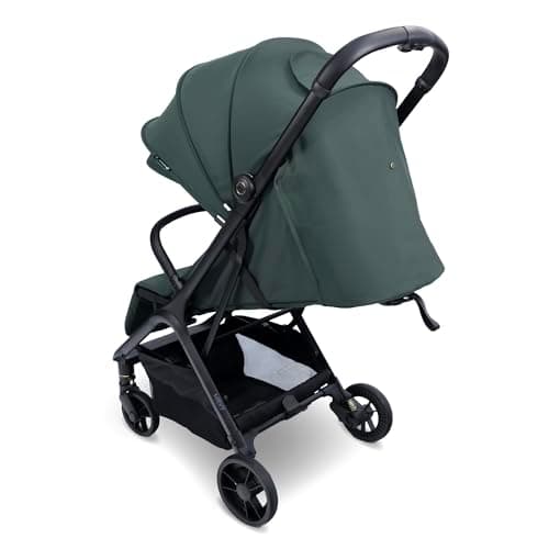 My Babiie MBX7 Autofold Stroller – from Birth to 4 Years (22kg), Foldable & Compact, Lightweight, Travel Buggy for Toddlers, Pushchair Includes Rain Cover - Forest Green — view 6