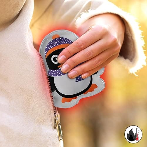 Set of 4 Penguin Design (Cool Secret Santa Gift) Handwarmer – Pocket Heating Pad — view 6