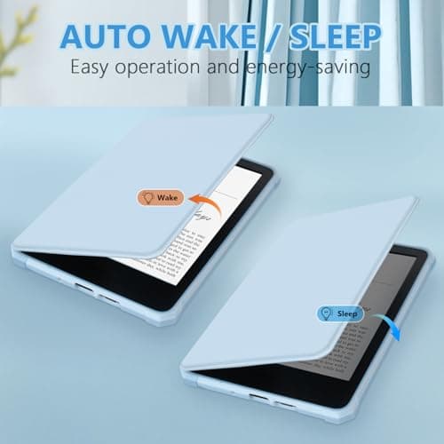 TQQ Case Fits 6" Amazon Kindle 11th Generation 2024 and 2022, Premium Slim and Lightweight Cover, Full Protection, Auto Sleep/Wake, Magnetic Closure (NOT fit Paperwhite or Oasis) — view 3