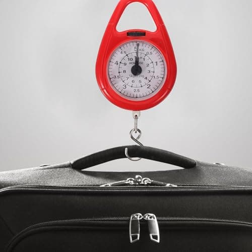 Hoement Luggage, Featuring Practical Plastic Abs Hook Construction Portable Mini Scale with 5kg Capacity Steel Stylish Design for Shopping Fishing Use — view 6