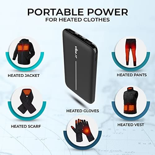 Vida IT USB Power Bank for Heated Jacket Vest Gilet 10000mAh Battery Pack — view 3