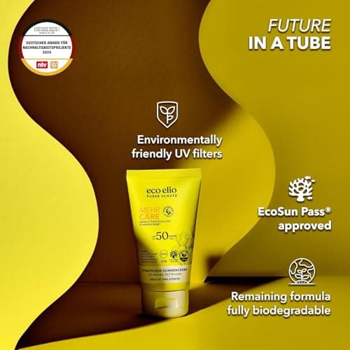eco Elio SPF 50 Sustainable Sun Cream 50ml Extra Care I Without octocrylene and microplastics I Sunscreen Face Sun Cream face 50 I Sunscreen Fragrance-Free I Body 50 — view 5