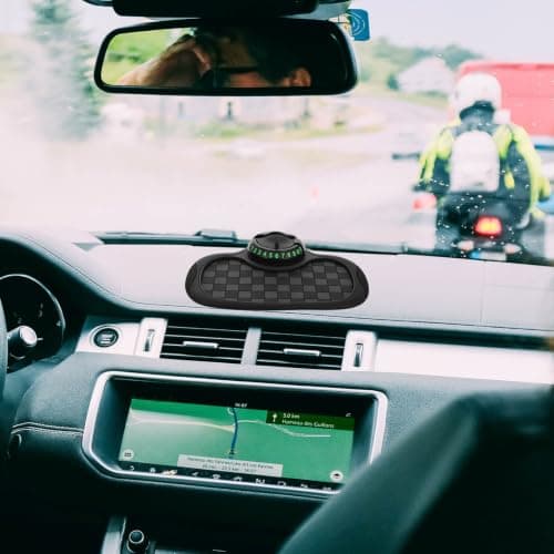 Universal Phone Holder Mat for Car Dashboard Parking PVC Black — view 5