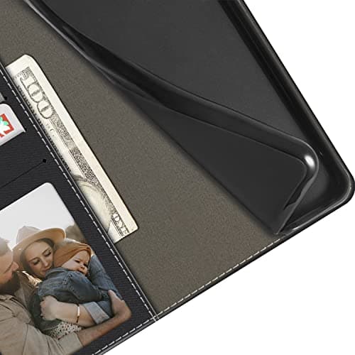 UOGNADGD Striped Leather Case for Murphy 3.7 inch e-book - Black — view 3