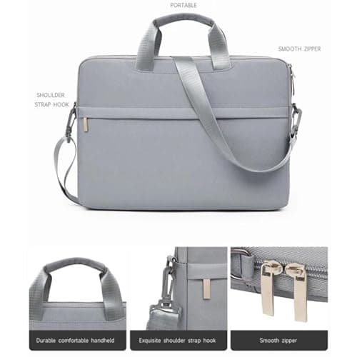 Custom Logo Laptop Bag 13.3/14/15.6 Inch Laptops Professional Briefcase Portable Work Bag with Photo Name Printing Color2,40.5 * 3 * 30cm — view 5