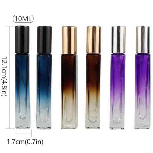 Refillable Perfume Atomizer Bottles 6 Pack 10ml, Fine Mist Spray Set — view 2