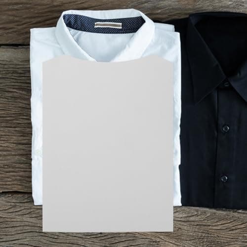 10pcs Shirt Folding Cardboard Inserts for Shirts White Paper — view 4