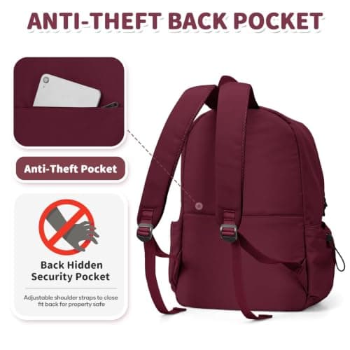 HYC00 School Backpack Secondary Women High School Bag for Teenager Girl Boy — view 4