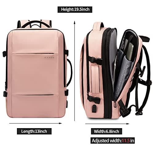 BANGE Travel Backpack,Flight Approved Carry On Backpack for International Travel Bag, Water Resistant Durable 17-inch Laptop Backpacks,Large Daypack Business Weekender Luggage Backpack for Men Women… — view 5