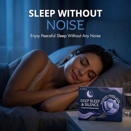 Silicone Ear Plugs for Sleeping, 7 Pairs Noise Cancelling Earplugs for Snoring, Soft Moldable Reusable Ear Plugs, Ear Protection for Side Sleepers, Swimming, Travel & Study, Blue — view 4