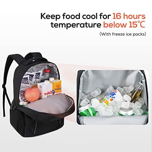 TOURIT Insulated Cooler Backpack - Lightweight, Leak-Proof Bag for Men Women, Work, Picnics, Hiking, Camping, Beach, Park Day Trips - 25 Cans — view 2