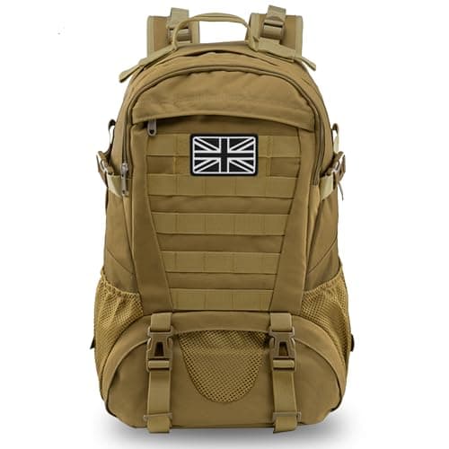 Jueachy Military Tactical Backpack 30L Water Resistant Rucksack for Men