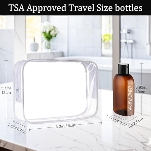 Decorniqu Travel Bottles for Toiletries 4 PCS 100ml Leak Proof Containers — view 2