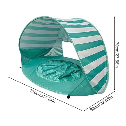 Kids Portable Beach Tent with Mini Pool and UV Protection — view 5