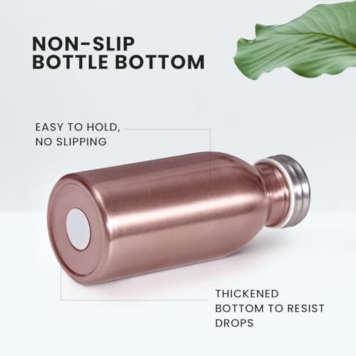 Stainless Steel Water Bottle 350ml, Double Wall Vacuum Insulated, BPA-Free — view 4