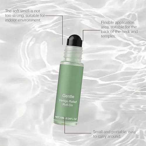 Vertigo Ease Roll On - Peppermint Oil for Vertigo Relief and Daily Care - Dizziness Relief Anti Nausea - Portable Vertigo Relief Easy to Apply — view 2