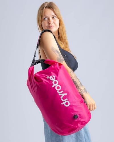 Dryrobe Travel Compression Bag - Compact - Waterproof - Large - 33L - Pink — view 4