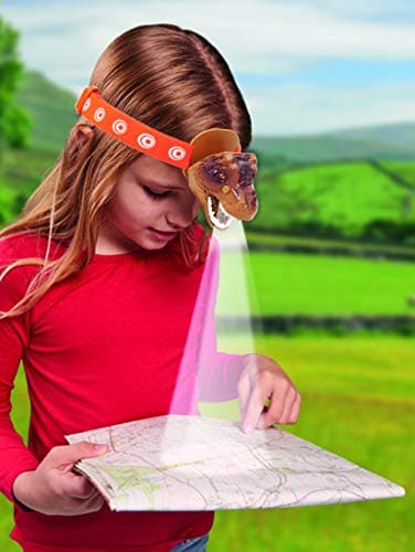 Brainstorm Toys Kids T-Rex Head Torch with Roar Sound – 2-Angle Dinosaur Headlamp for Outdoor Adventure and Bedtime Reading — view 5