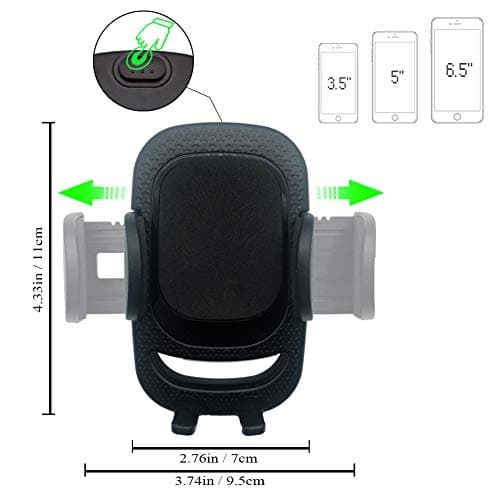 SMART 453 Car Phone Holder, Support for Navigation When Charging the Smart 453 Forfour Fortwo — view 3