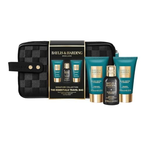 Baylis & Harding Mens The Essentials Travel Wash Bag Gift Set 1 Pack
