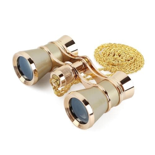 Vexandrie Pocket Binocular for Sightseeing Hiking, Gold