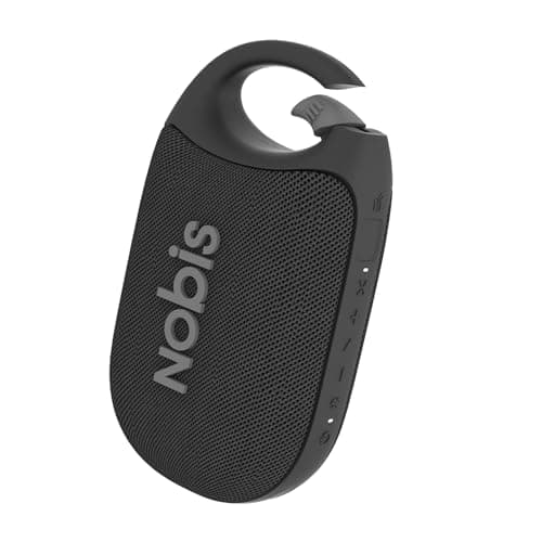NOBIS Clip Portable Bluetooth Speaker, Up to 24H Playtime, IP68 Waterproof