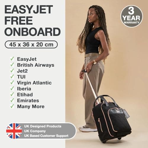 Cabin Max EasyJet Cabin Bag 45x36x20 Trolley Backpack Hand Luggage, 30L — view 3