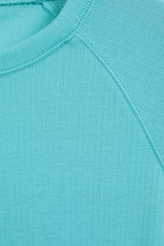 Mountain Warehouse Talus Kids Techtherm Base Layer Top Teal (02 2-3y — view 2