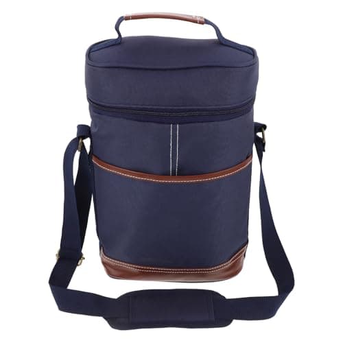 Homoyoyo Insulated Wine Bag with Thickened Aluminum Liner for 750ml Bottles