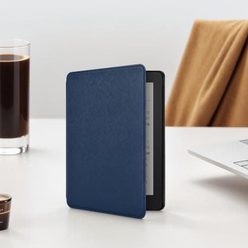 Protective Case for Kindle Paperwhite 12th Gen 2024 Released 7Inch with Auto Sleep WKE Smart Cover PU Leather, Lightweight and Water-Safe — view 2