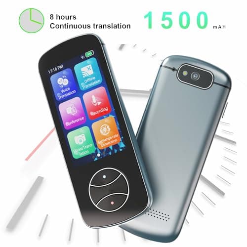 Language Translator Device No WiFi Needed, Instant Two Way Language Translator with 137+ Languages, Offline/Photo/AI Translator Device 2025 Voice Translator for Travel Business Learning — view 6