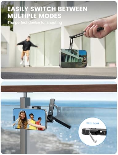 Lamicall for Magsafe Tripod Stand, [89g Ultra-Light] Magnetic Phone Tripod — view 6