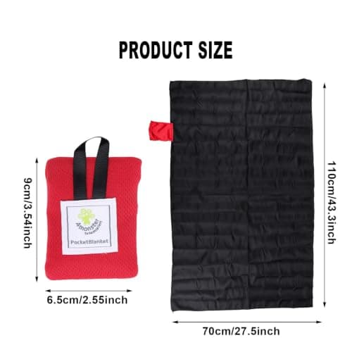 Rovelin Mini Picnic Blanket 110x70cm, Lightweight Picnic Blanket — view 2