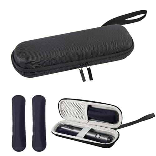 Nogsay Insulin Cooler Travel Case,Monjaro Insulin Pen Case,Medicine Cool Bag with 2 Ice Packs,Portable Diabetic Medication Needles Medical Supplies Cooling Small Storage Travel Pouch