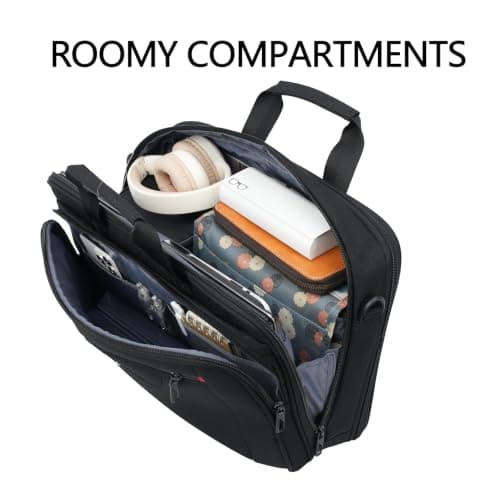 VANKEAN Laptop Briefcase Fits 15.6"-16" Laptop Slim Expandable Shoulder Bag — view 6
