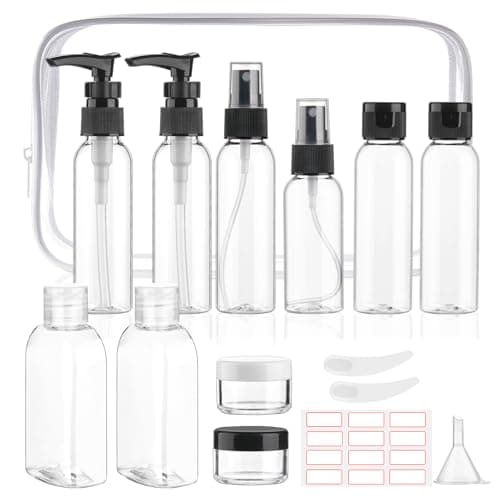 Decorniqu Travel Bottles for Toiletries 15 Pack TSA Approved Containers