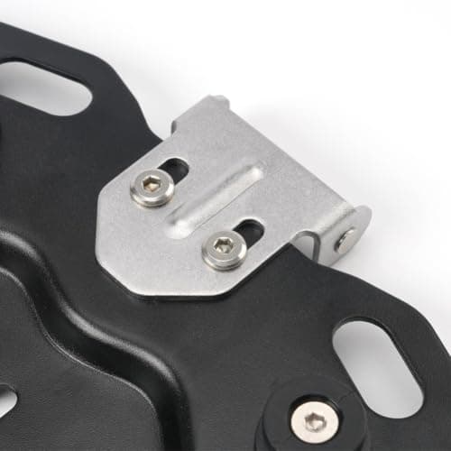 Aluminum Motorcycle Tail Box Mounting Hook Kit for Rear Luggage Top Case Side Boxes, Quick Release Bracket Set for Trunk A B C and Side Box Variants Silver(Trunk C) — view 4