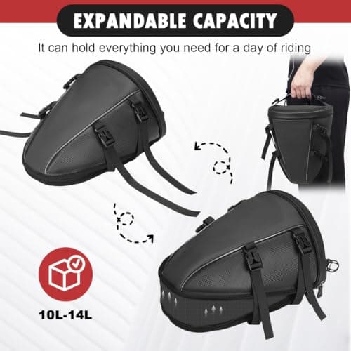 NZXRFHI Motorcycle Tail Bag for Triumph Street Twin und Street Cup, — view 5