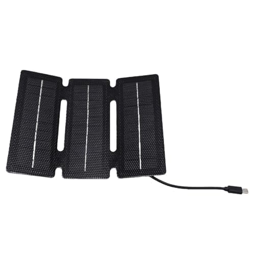 HEEPDD Solar Cell Phone Charger for Camping Hiking Travel Backpackers Outdoor Adventures
