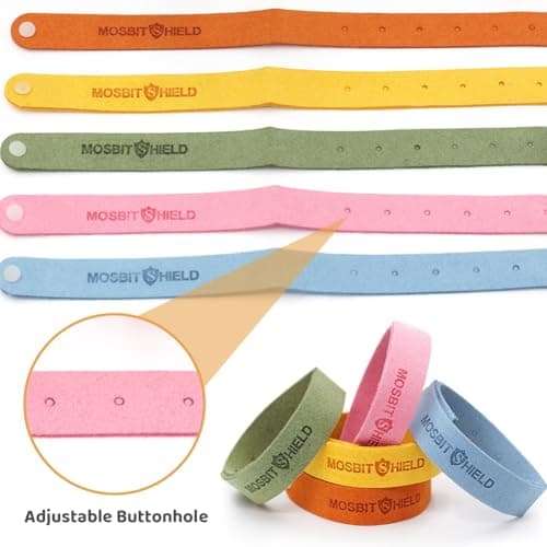 Mosquito Repellent Bracelet, 5 Pack Pure Natural Insect Repellent Bands, Anti-Mosquito Stickers, Waterproof Anti Insects Wristbands for Outdoor Travel Protection — view 6