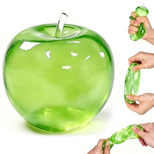 Apple Squishy Fidget Toy, Realistic Fruit Design Stress Ball