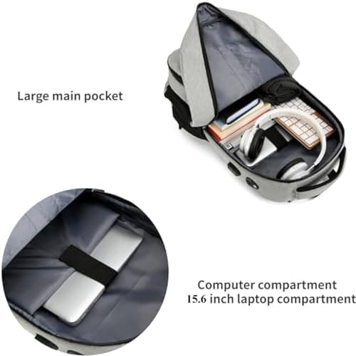 YYKSYDPT Laptop Lunch Backpack, Insulated Cooler Backpack for Men Women — view 5
