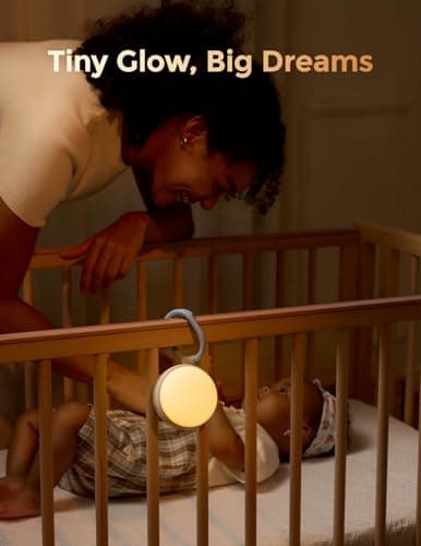 Momcozy Portable Baby Sleep Soother, Travel White Noise Machine with Light — view 6