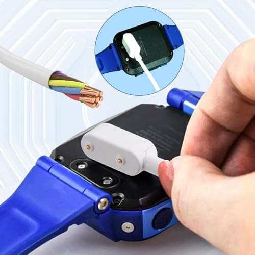 USB Charger Cable Magnetic Replacement for Huawei Watch Fit 2 & Honor Band 9 | Fast Charging Cord Compatible with Huawei Band 9/8/7/6 Pro, Honor Band 7/6/ES | Smartwatch Charger 100cm White — view 6