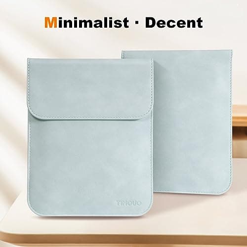 TiMOVO 6 Inch Protective eReader Sleeve, Light Blue — view 6