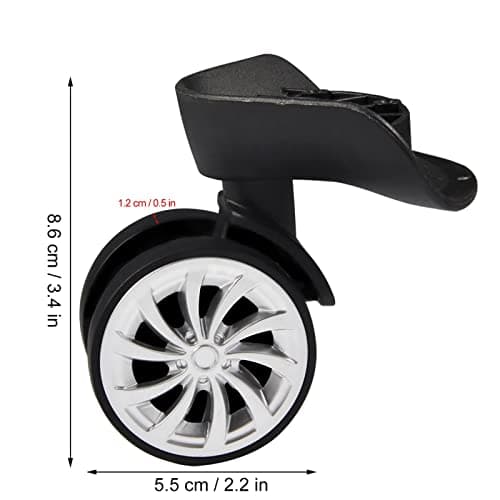 Ejoyous 2 Inch Luggage Suitcase Swivel Castors, 360 Degree Rotating — view 3